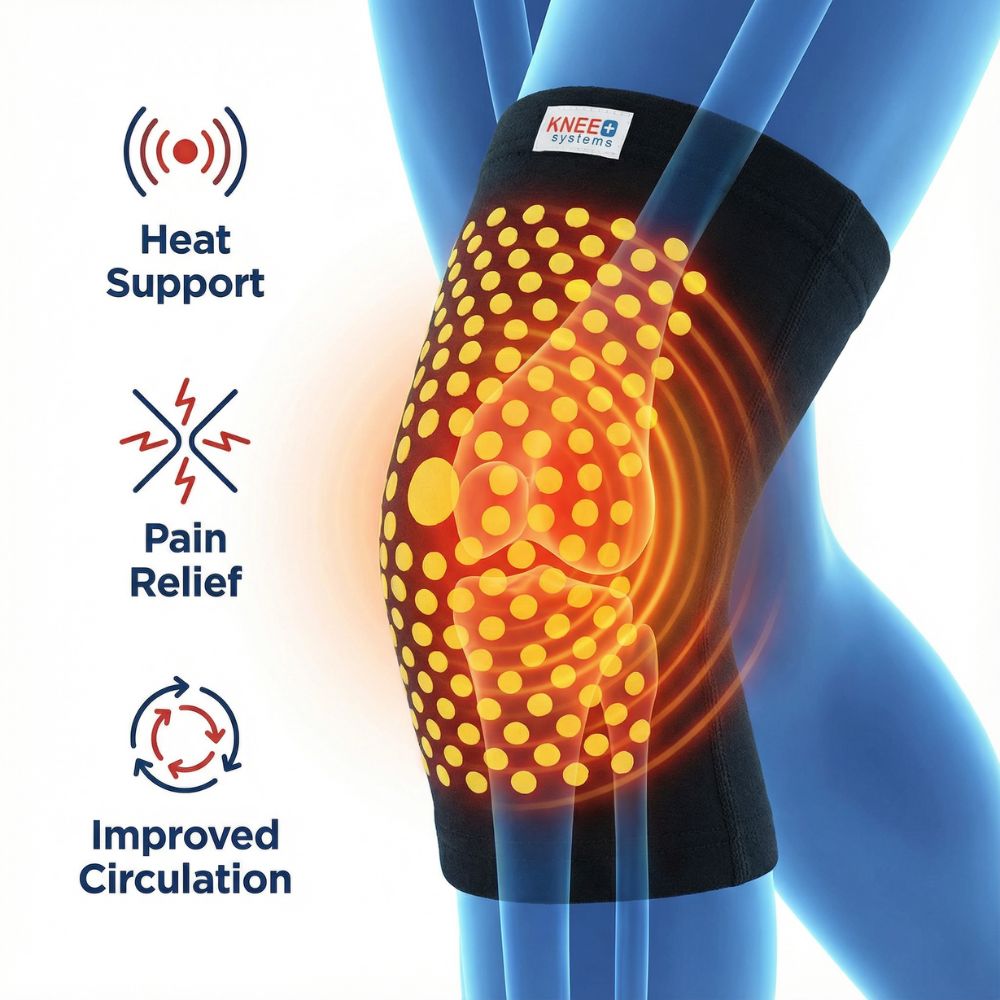 Neurogena HeatSystems® Tourmaline Therapy Knee Brace