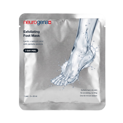 Neurogena exfoliating foot mask sachet