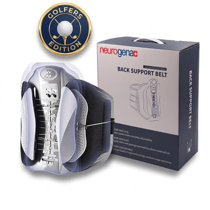 Neurogena back support belt Golfers Edition with box