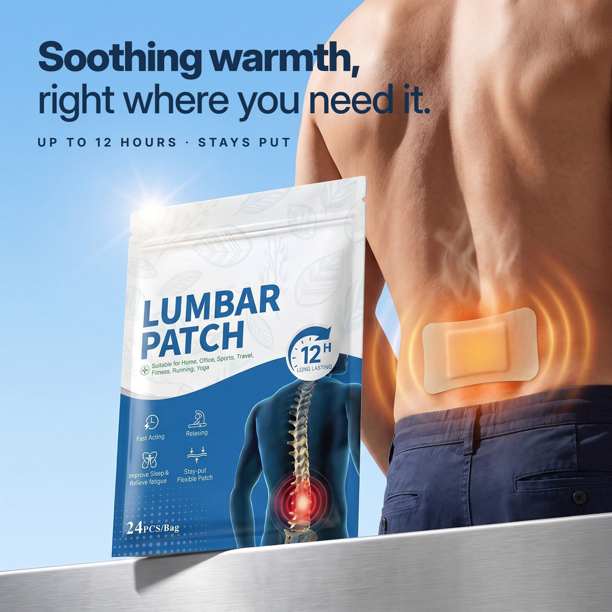 Lumbar Warming Patches – soothing warmth for the lower back