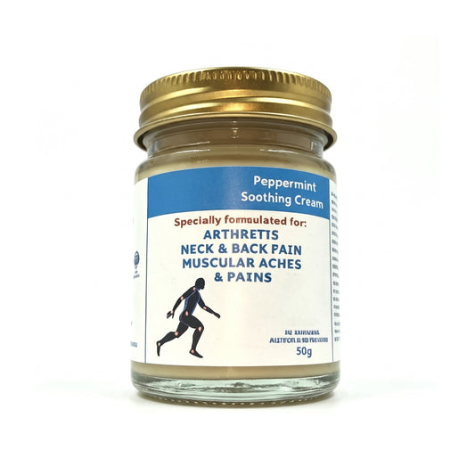 Neurogena Peppermint Soothing Cream 50g glass jar on white background